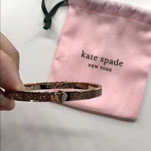 Kate spade gold sparkle bangle bracelet